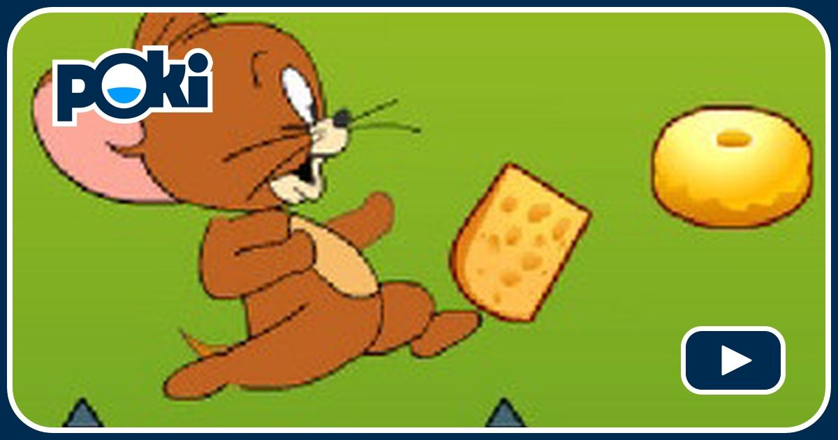 JERRY RUN N EAT CHEESE Online Speel Gratis op Poki.be!