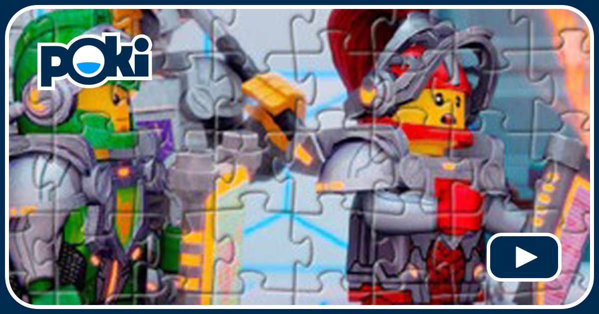 LEGO NEXO KNIGHTS PUZZLE Online Speel Gratis op Poki.nl!