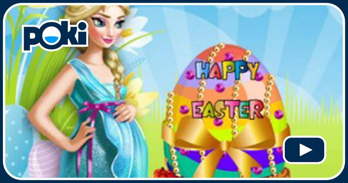 PREGNANT ELSA EASTER EGG Online Ücretsiz Oyna 1001Oyun�da!