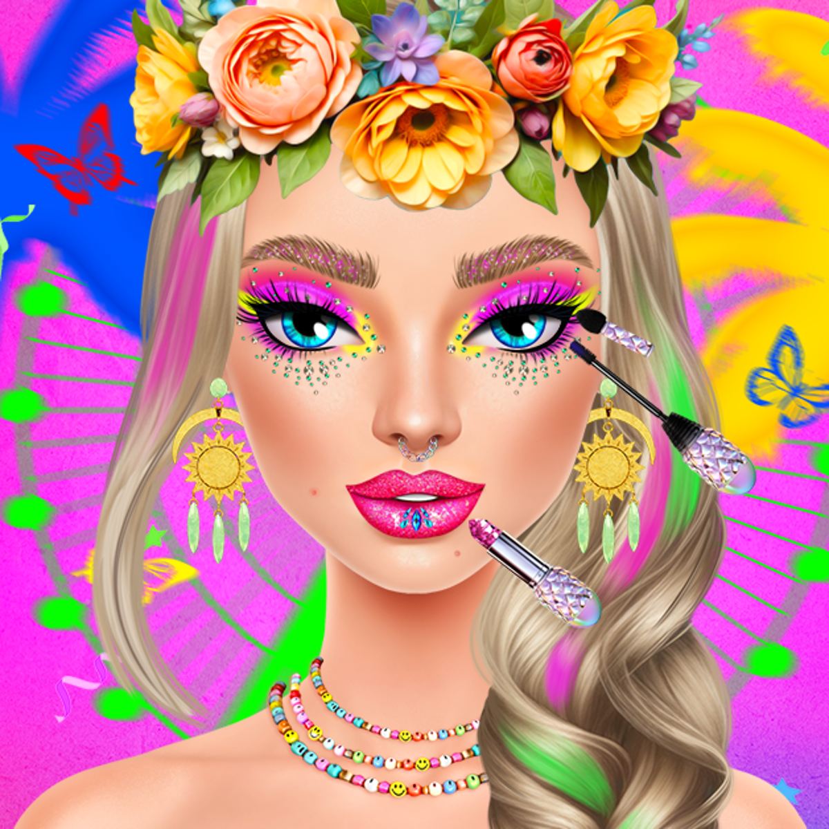 FESTIVAL VIBES MAKEUP Play Online for Free! Poki