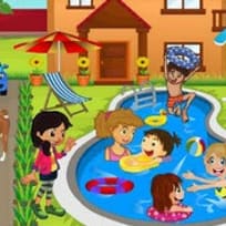 Kids Swimming Pool Decor