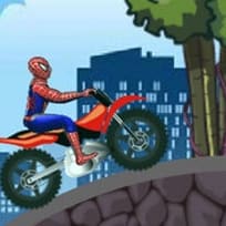 Spiderman et sa Super Moto