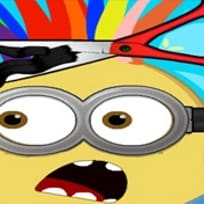 Minion at Hair Salon