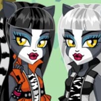 Habillage Monster High : Werecat Sisters