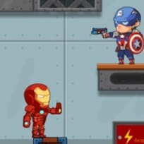 Héros Avengers VS Robot Alien