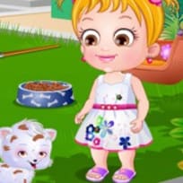 Baby Hazel et son Chiot