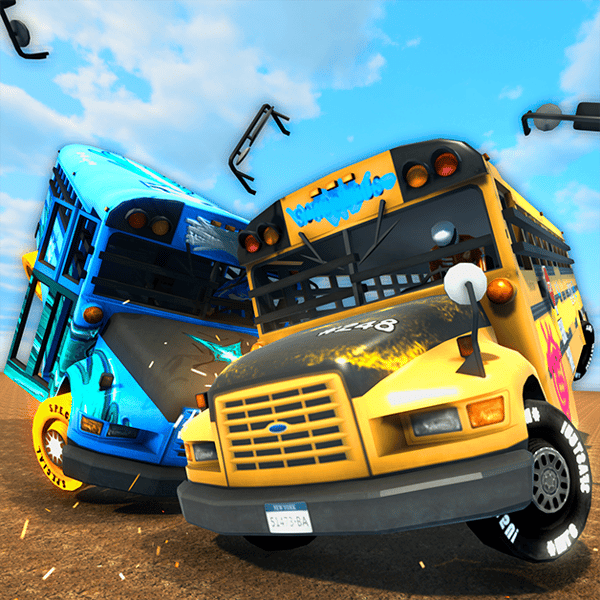 SCHOOL BUS DEMOLITION DERBY Play School Bus Demolition Derby on Poki