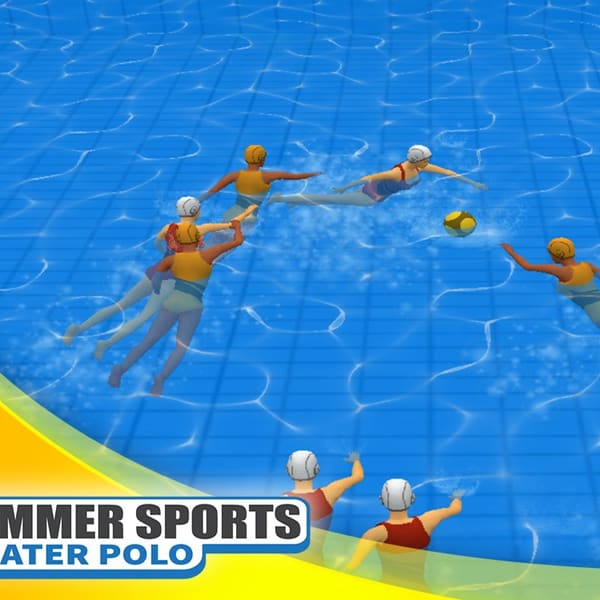 SUMMER SPORTS WATER POLO Juega Summer Sports Water Polo en Pais de Los Juegos / Poki