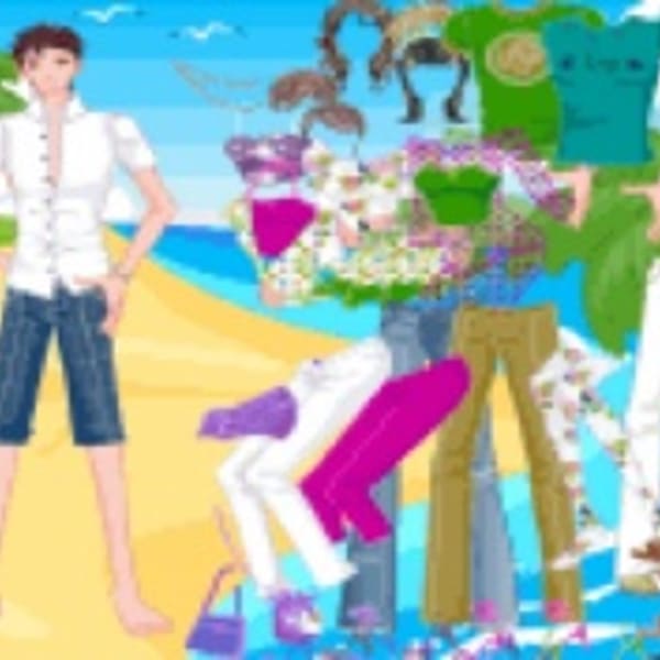 BEACH COUPLE DRESS UP Juega Beach Couple Dress Up en Pais de Los