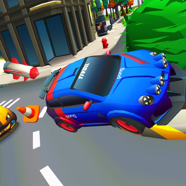 2 PLAYER CITY RACING 2 Spela 2 Player City Racing 2 P Poki