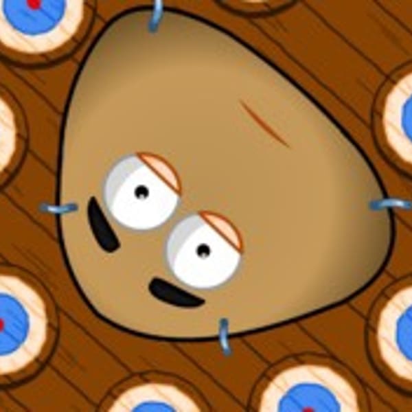 POU DART WHEEL Spiele Pou Dart Wheel auf Poki