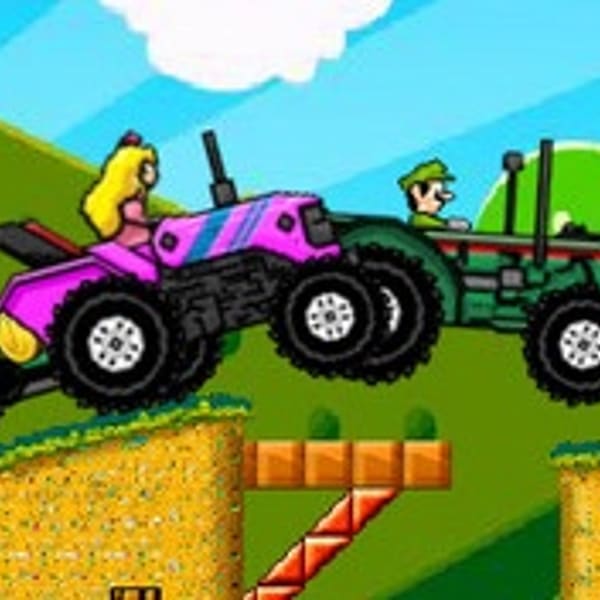MARIO TRACTOR MULTIPLAYER Speel Mario Tractor Multiplayer op Poki