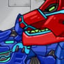 Dino Robot : Tyrano Red et Tricera Blue