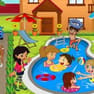 Kids Swimming Pool Decor