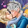 Elsa Kissing Jack Frost