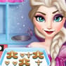 Elsa Cooking Gingerbread