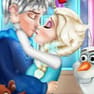 Jack and Elsa College Kiss