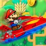 Mario fait du Jet Ski dans la Jungle