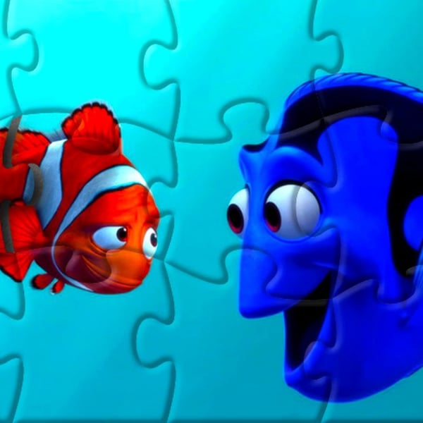 FINDING DORY JIGSAW PUZZLE オンライン 無料でプレイ で Poki