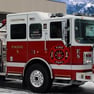 Winter Firefighters Truck