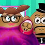 Pou Girl and the New Born Baby